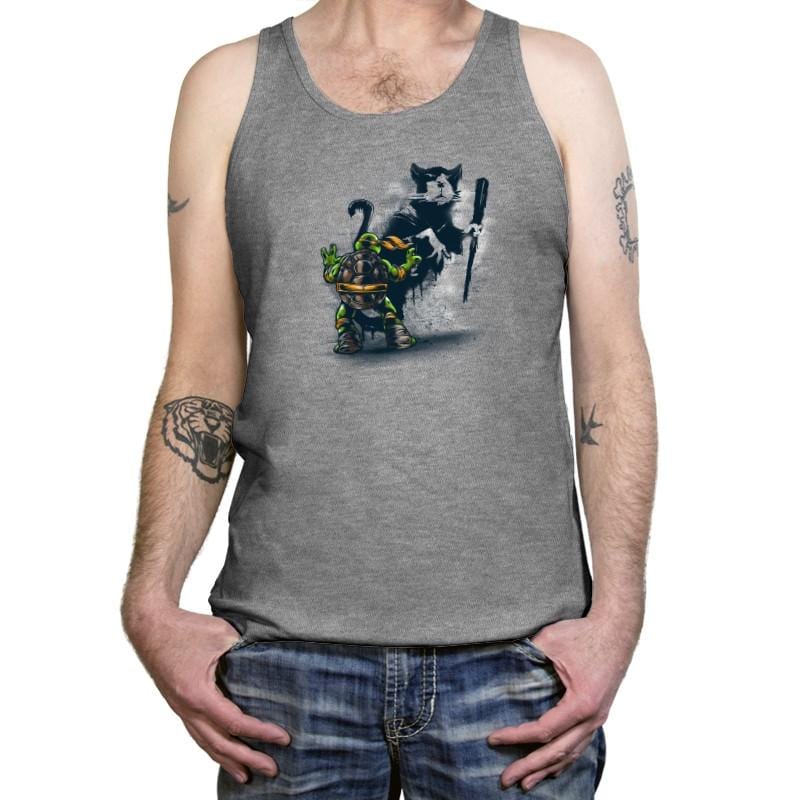 Teenage Mutant Street Art - Tanktop Tanktop RIPT Apparel