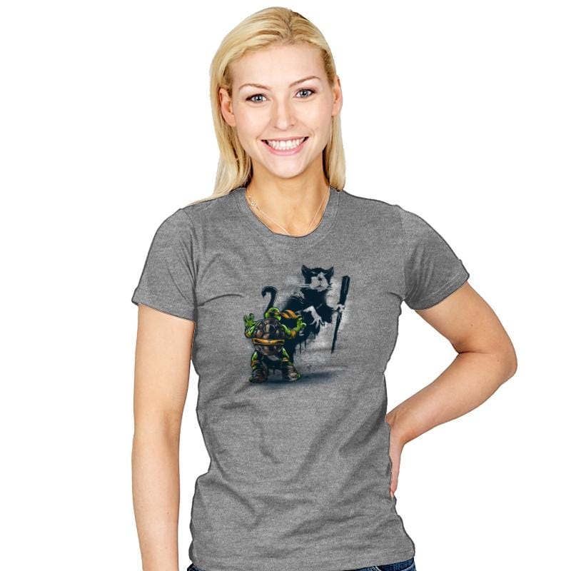 Teenage Mutant Street Art - Womens T-Shirts RIPT Apparel