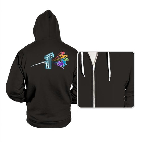 Teenage Side of the Titans - Hoodies Hoodies RIPT Apparel Small / Black