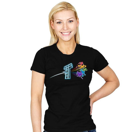 Teenage Side of the Titans - Womens T-Shirts RIPT Apparel Small / Black
