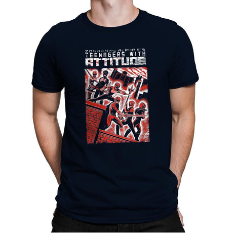 Teenagers with Attitude - Mens Premium T-Shirts RIPT Apparel Small / Midnight Navy