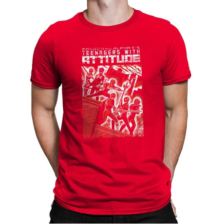 Teenagers with Attitude - Mens Premium T-Shirts RIPT Apparel Small / Red