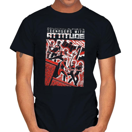 Teenagers with Attitude - Mens T-Shirts RIPT Apparel Small / Black