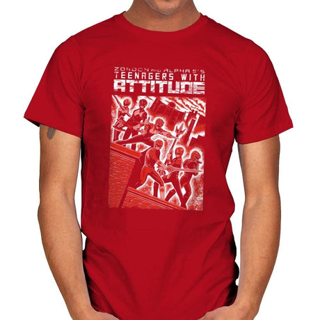 Teenagers with Attitude - Mens T-Shirts RIPT Apparel Small / Red