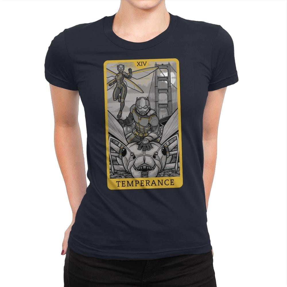 Temperance - Womens Premium T-Shirts RIPT Apparel Small / Midnight Navy