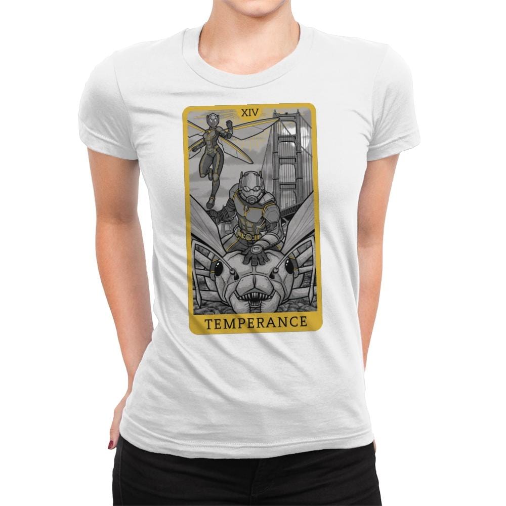 Temperance - Womens Premium T-Shirts RIPT Apparel Small / White