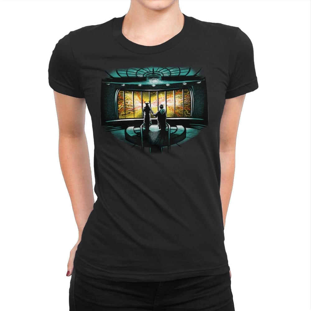 Temporal Mayhem - Womens Premium T-Shirts RIPT Apparel Small / Black