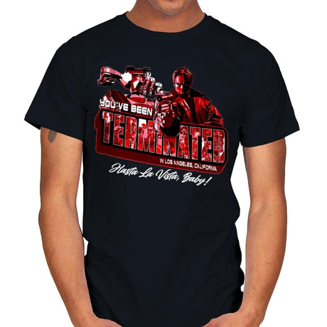 Terminated in L.A. - Mens T-Shirts RIPT Apparel Small / Black