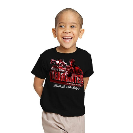 Terminated in L.A. - Youth T-Shirts RIPT Apparel X-small / Black