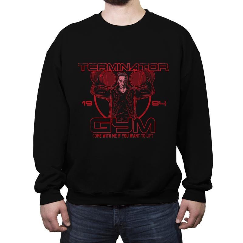 Terminator Gym - Crew Neck Sweatshirt Crew Neck Sweatshirt RIPT Apparel