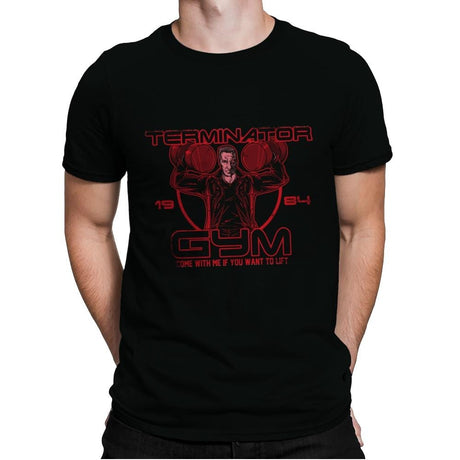 Terminator Gym - Mens Premium T-Shirts RIPT Apparel Small / Black