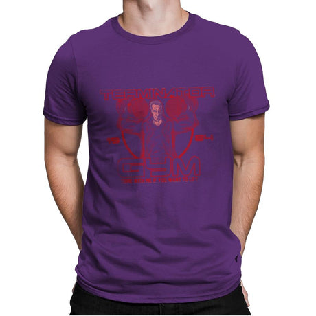 Terminator Gym - Mens Premium T-Shirts RIPT Apparel Small / Purple Rush