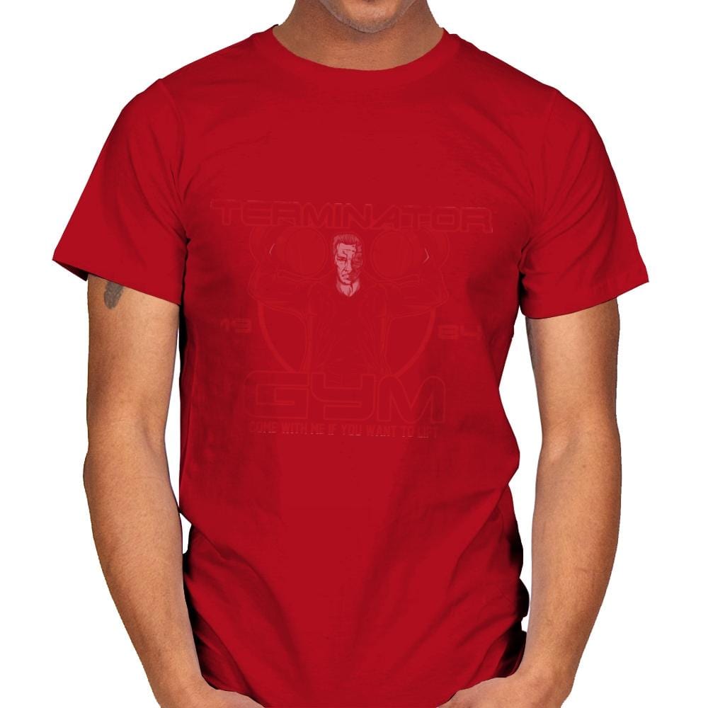 Terminator Gym - Mens T-Shirts RIPT Apparel Small / Red