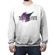 Terrible Fate - Crew Neck Sweatshirt Crew Neck Sweatshirt RIPT Apparel Small / White