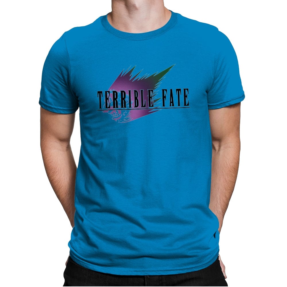 Terrible Fate - Mens Premium T-Shirts RIPT Apparel Small / Turqouise