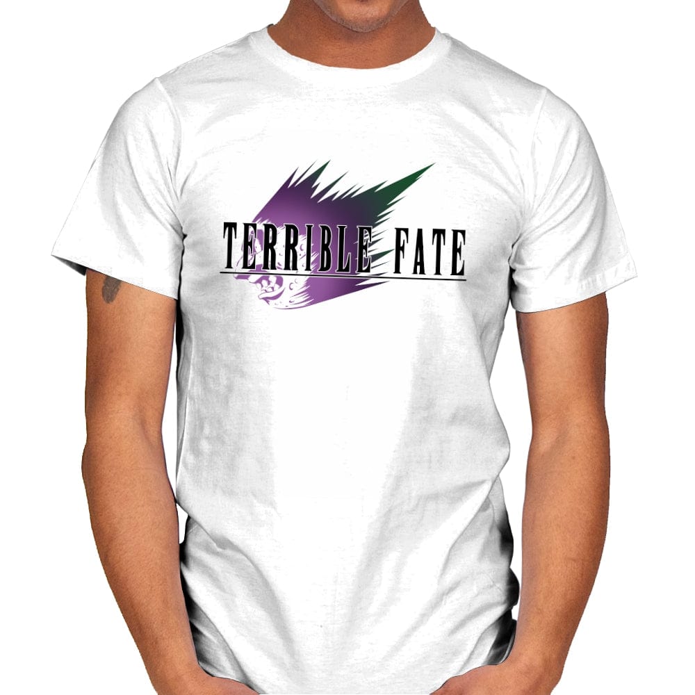 Terrible Fate - Mens T-Shirts RIPT Apparel Small / White