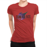 Terrible Fate - Womens Premium T-Shirts RIPT Apparel Small / Red