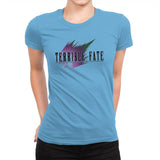 Terrible Fate - Womens Premium T-Shirts RIPT Apparel Small / Turquoise