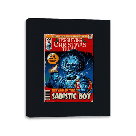 Terrifying Christmas Tales - Canvas Wraps Canvas Wraps RIPT Apparel 11x14 / Black