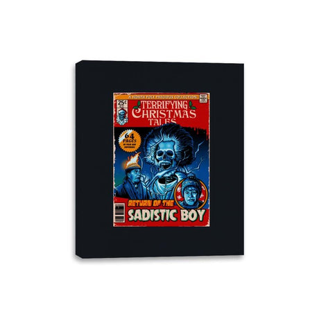 Terrifying Christmas Tales - Canvas Wraps Canvas Wraps RIPT Apparel 8x10 / Black