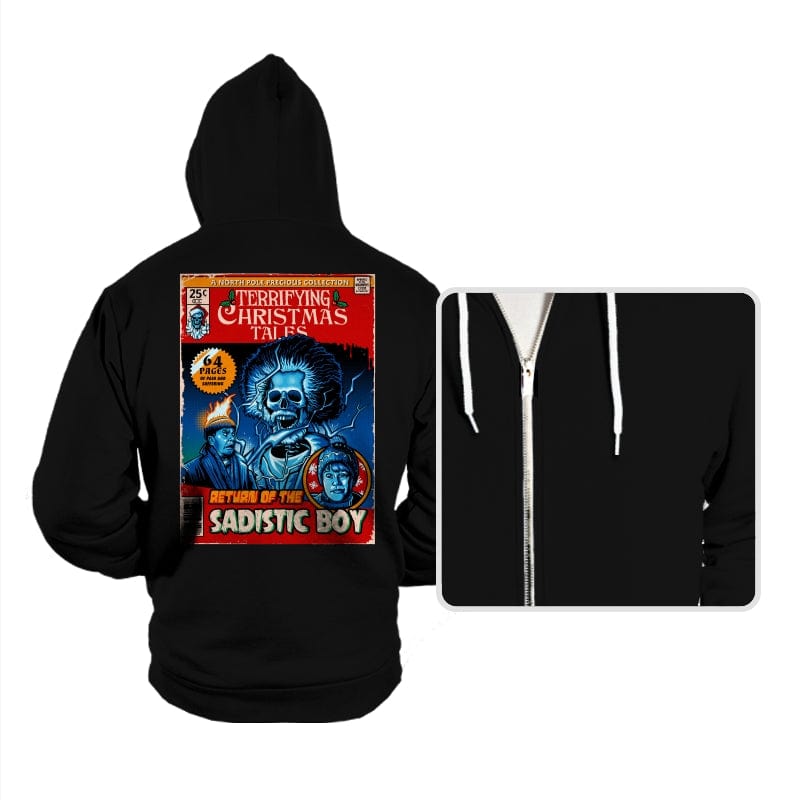 Terrifying Christmas Tales - Hoodies Hoodies RIPT Apparel Small / Black