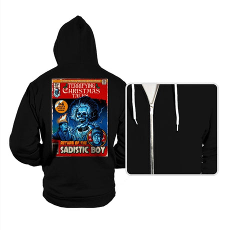 Terrifying Christmas Tales - Hoodies Hoodies RIPT Apparel Small / Black