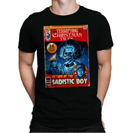 Terrifying Christmas Tales - Mens Premium T-Shirts RIPT Apparel Small / Black