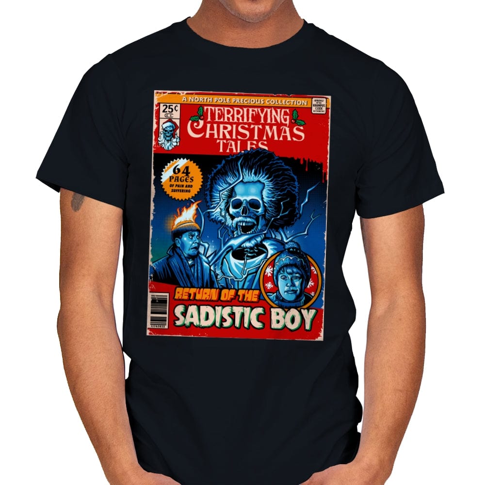 Terrifying Christmas Tales - Mens T-Shirts RIPT Apparel Small / Black