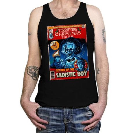 Terrifying Christmas Tales - Tanktop Tanktop RIPT Apparel X-Small / Black