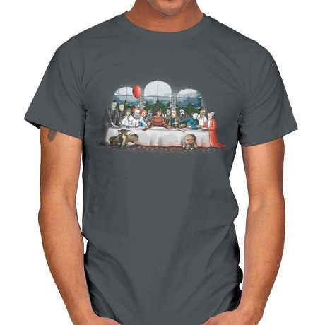Terror Dinner - Mens T-Shirts RIPT Apparel Small / Charcoal