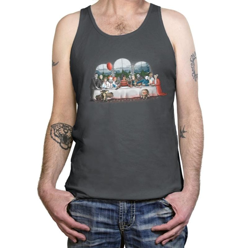 Terror Dinner - Tanktop Tanktop RIPT Apparel X-Small / Asphalt