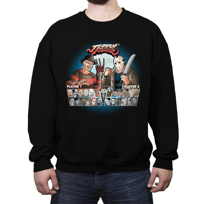 Terror Fighter - Crew Neck Sweatshirt Crew Neck Sweatshirt RIPT Apparel
