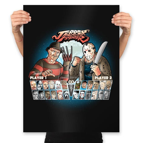 Terror Fighter - Prints Posters RIPT Apparel 18x24 / Black