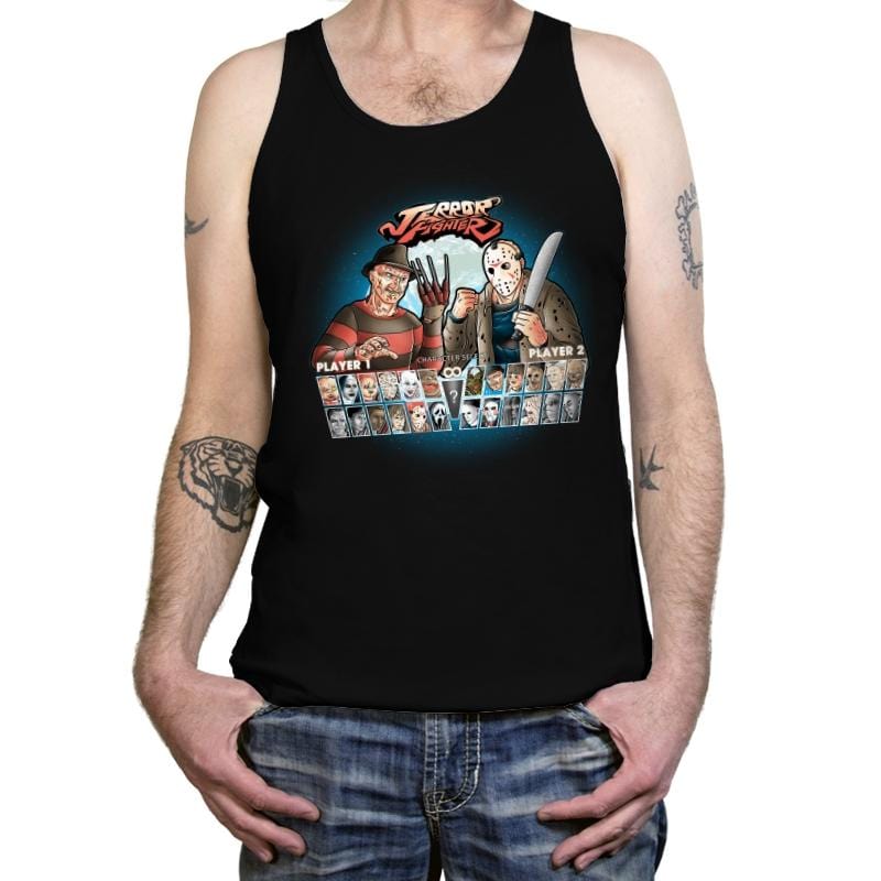 Terror Fighter - Tanktop Tanktop RIPT Apparel X-Small / Black
