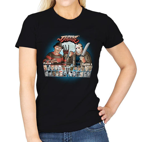 Terror Fighter - Womens T-Shirts RIPT Apparel