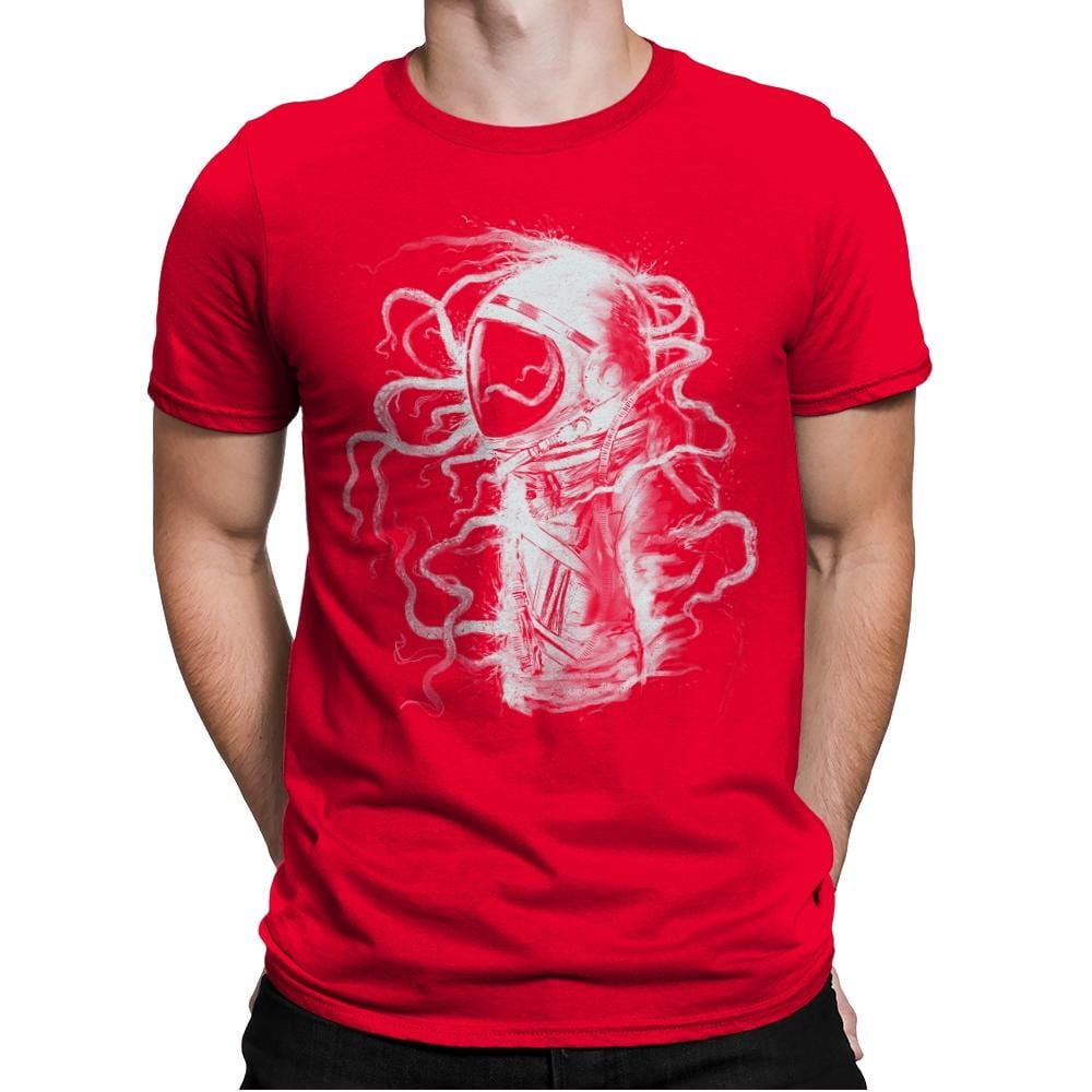 Terror In Deep Space - Mens Premium T-Shirts RIPT Apparel Small / Red