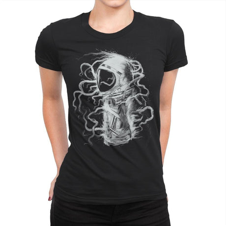 Terror In Deep Space - Womens Premium T-Shirts RIPT Apparel Small / Black