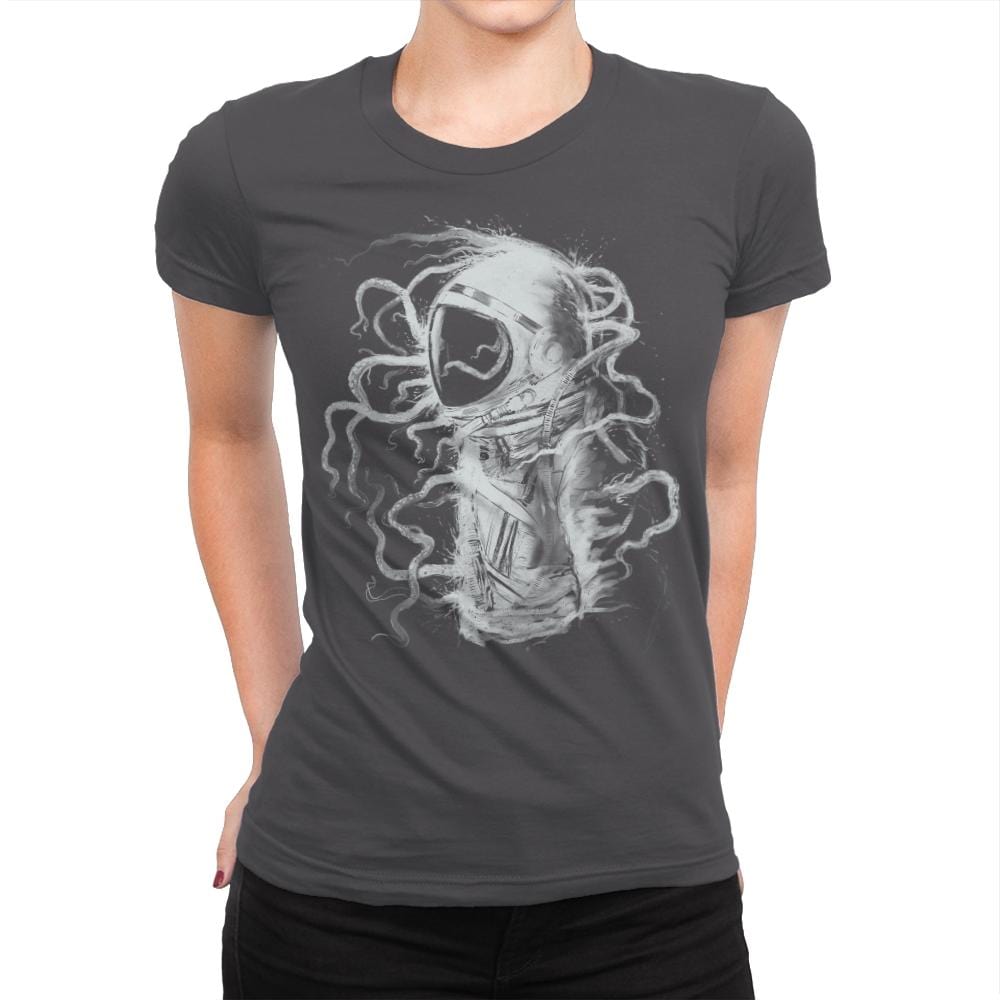 Terror In Deep Space - Womens Premium T-Shirts RIPT Apparel Small / Heavy Metal