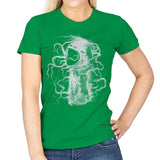 Terror In Deep Space - Womens T-Shirts RIPT Apparel Small / Irish Green