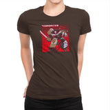 Terrorizer Exclusive - Shirtformers - Womens Premium T-Shirts RIPT Apparel Small / Dark Chocolate