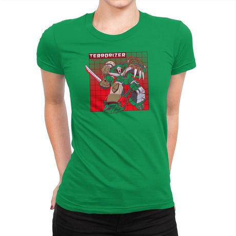 Terrorizer Exclusive - Shirtformers - Womens Premium T-Shirts RIPT Apparel Small / Kelly Green
