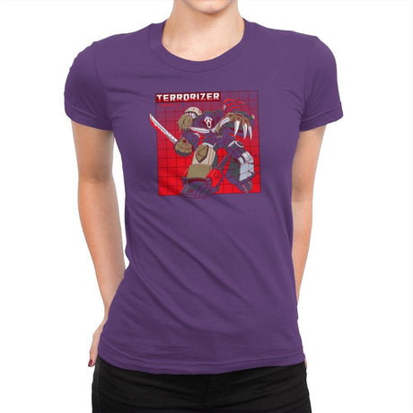 Terrorizer Exclusive - Shirtformers - Womens Premium T-Shirts RIPT Apparel Small / Purple Rush