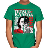 Tetsuo VS Kaneda - Mens T-Shirts RIPT Apparel Small / Kelly Green