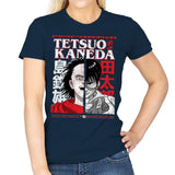 Tetsuo VS Kaneda - Womens T-Shirts RIPT Apparel Small / Navy