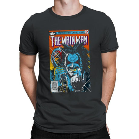 Tha Main Man #1 - Mens Premium T-Shirts RIPT Apparel Small / Heavy Metal