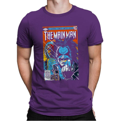 Tha Main Man #1 - Mens Premium T-Shirts RIPT Apparel Small / Purple Rush