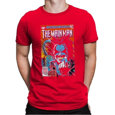 Tha Main Man #1 - Mens Premium T-Shirts RIPT Apparel Small / Red