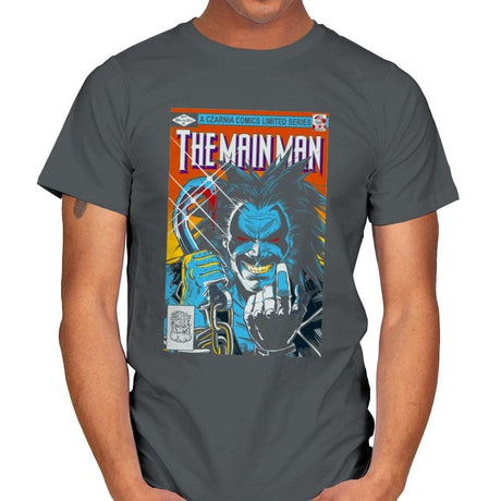 Tha Main Man #1 - Mens T-Shirts RIPT Apparel Small / Charcoal