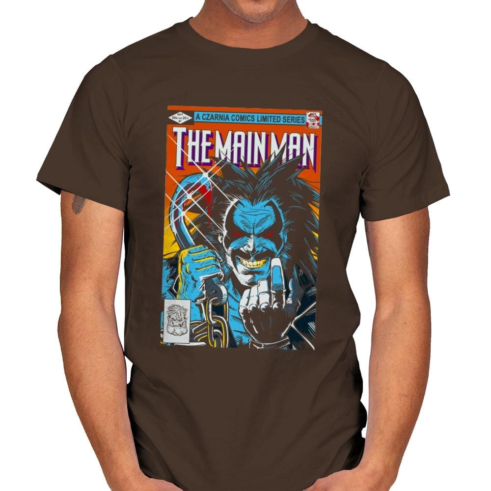 Tha Main Man #1 - Mens T-Shirts RIPT Apparel Small / Dark Chocolate