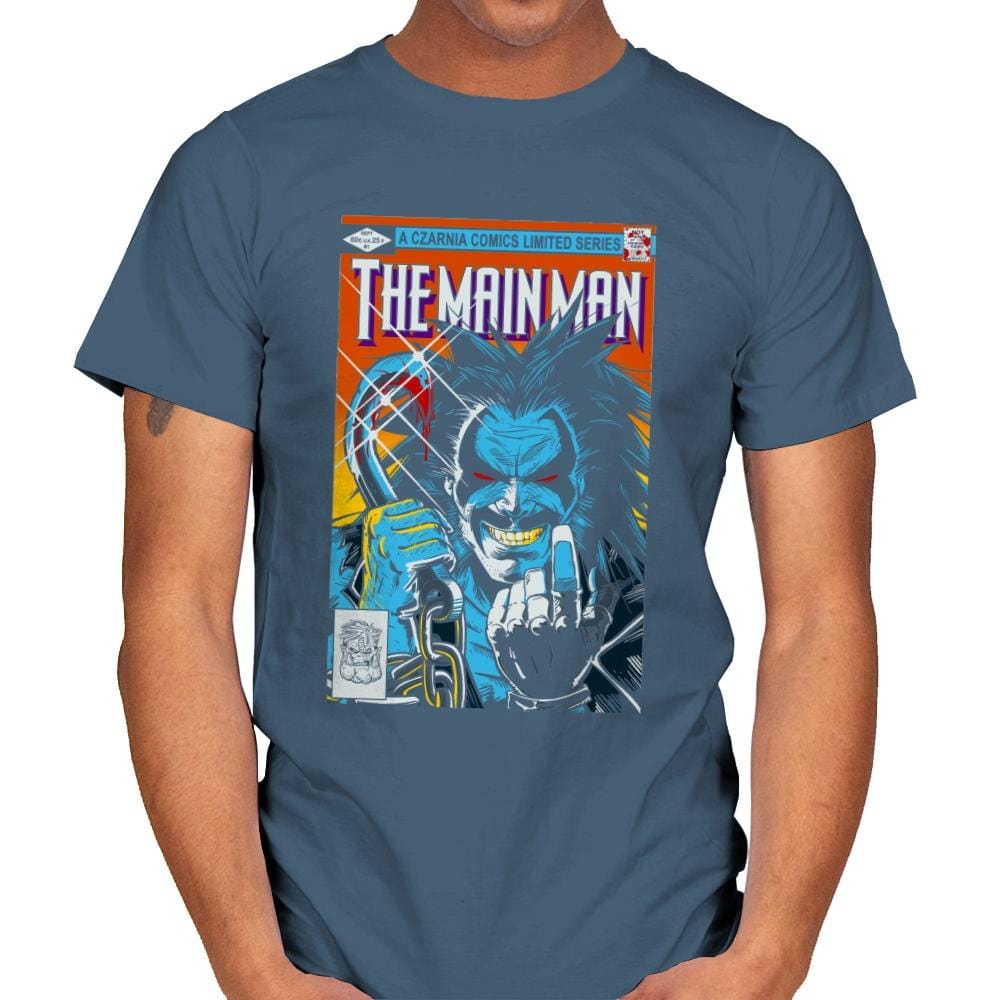 Tha Main Man #1 - Mens T-Shirts RIPT Apparel Small / Indigo Blue